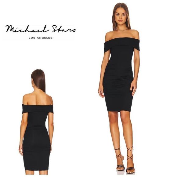 New. Michael Stars black dress. Small. Retails $98 - Picture 1 of 6
